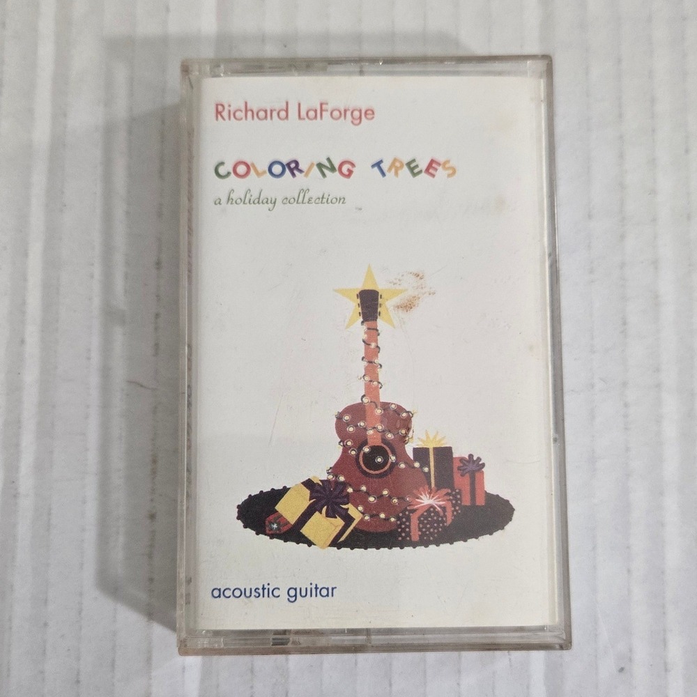 Vintage Christmas Cassette Richard LaForge A Guitar Christmas 50 Songs 90s